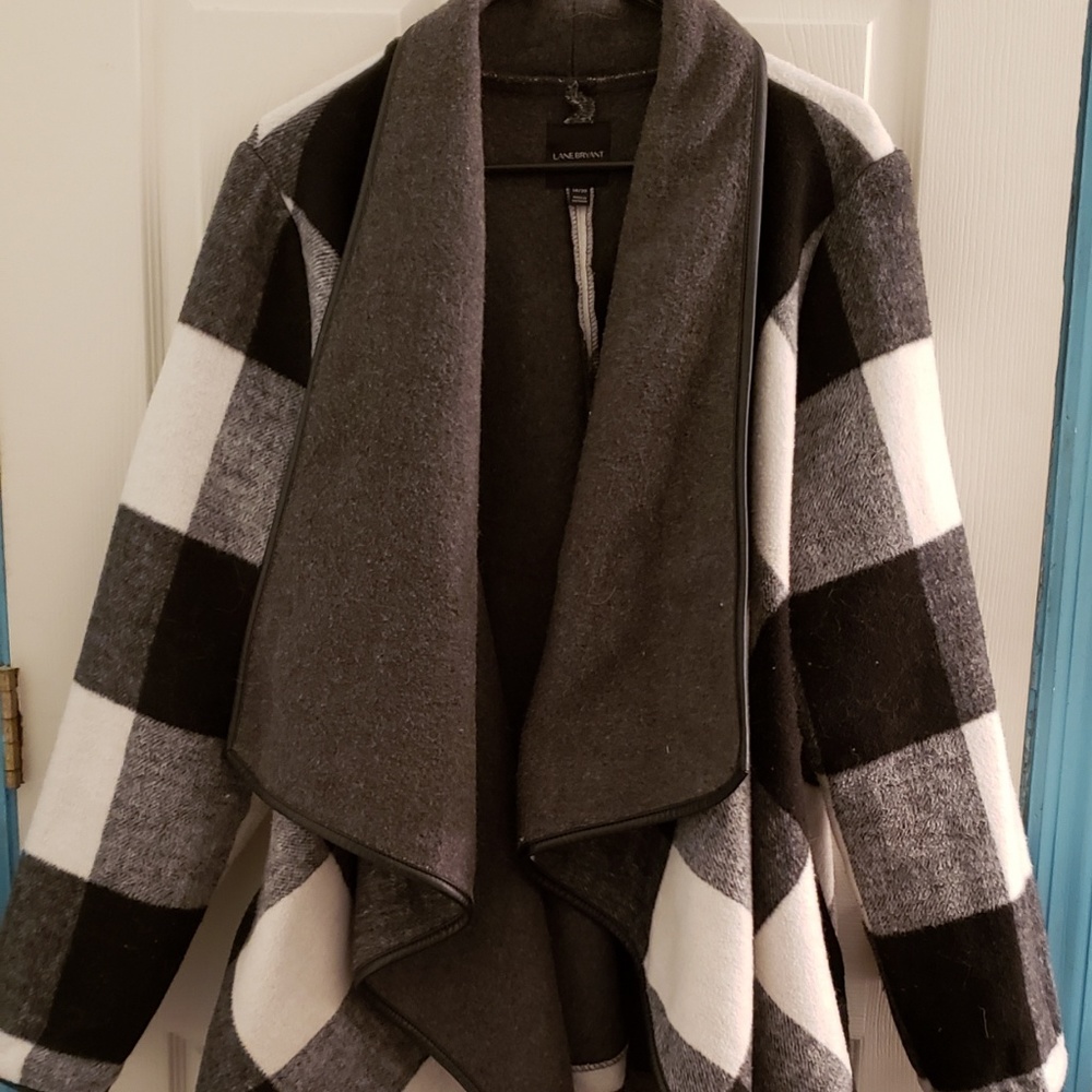 Lane Bryant Fleece Wrap Cardigan